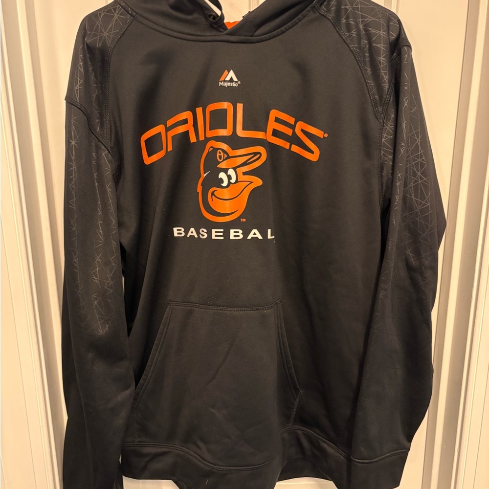 Orioles Black and Orange Hoodie